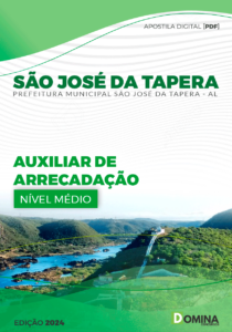 Apostila São José Da Tapera AL 2024 Auxiliar De Arrecadação