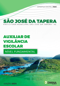 Apostila São José Da Tapera AL 2024 Auxiliar De Vigilância Escolar