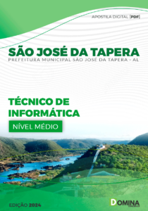 Apostila São José Da Tapera AL 2024 Técnico De Informática