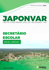 Apostila Secretário Escolar Japonvar MG 2024