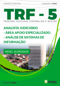 Apostila TRF 5 2024 Analista Judiciário Análise De Sistemas De Informação