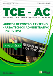 Apostila Técnico Controle Externo Tec Administrativo TCE AC 2024