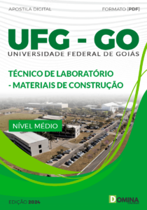 Apostila UFG GO 2024 Técnico De Laboratório Materiais De Construção