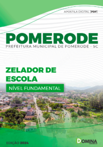 Apostila Zelador de Escola Pomerode SC 2024