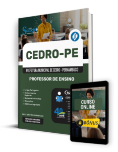 Apostila Prefeitura de Cedro – PE 2024 – Professor de Ensino – Comum a Todas as Especialidades