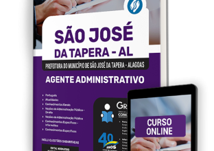 Apostila Prefeitura de São José da Tapera – AL 2024 – Agente Administrativo