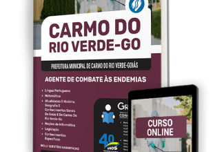 Apostila Prefeitura de Carmo do Rio Verde – GO 2024 – Agente de Combate às Endemias