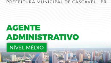 Apostila Agente Administrativo Cascavel PR 2024