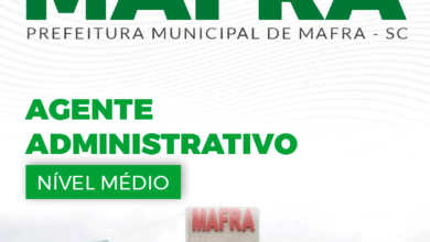 Apostila Agente Administrativo Mafra SC 2024