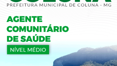 Apostila Agente Comunitário de Saúde Coluna MG 2024