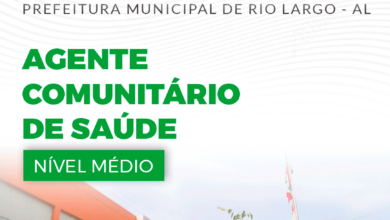 Apostila Agente Comunitário de Saúde Rio Largo AL 2024