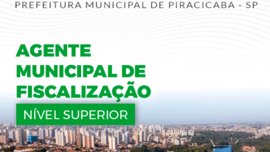 Apostila Agente de Fiscalização Piracicaba SP 2024