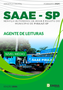 Apostila Agente de Leituras SAAE Pirajuí SP 2024