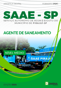 Apostila Agente de Saneamento SAAE Pirajuí SP 2024