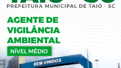 Apostila Agente de Vigilância Ambiental Taió SC 2024