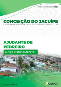 Apostila Ajudante de Pedreiro Conceição do Jacuípe BA 2024