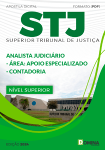 Apostila Analista Judiciário Contadoria STJ 2024