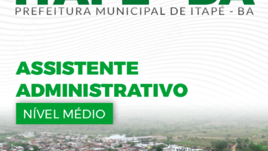 Apostila Assistente Administrativo Itapé BA 2024