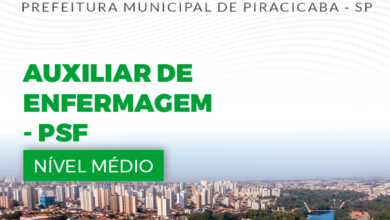 Apostila Auxiliar de Enfermagem PSF Piracicaba SP 2024