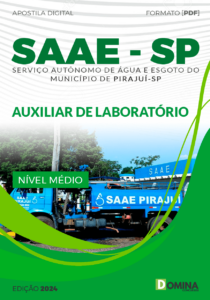 Apostila Auxiliar de Laboratório SAAE Pirajuí SP 2024