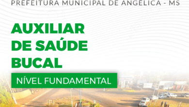 Apostila Auxiliar de Saúde Bucal Angélica MS 2024