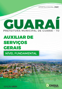 Apostila Auxiliar de Serviços Gerais Guaraí TO 2024