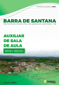 Apostila Barra De Santana PB 2024 Auxiliar de Sala de Aula