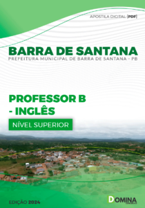 Apostila Barra De Santana PB 2024 Professor De Inglês