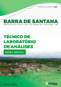 Apostila Barra De Santana PB 2024 Técnico de Laboratório de Análises