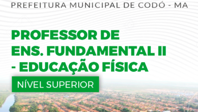 Apostila Codó MA 2024 Professor De Educação Física