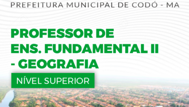 Apostila Codó MA 2024 Professor De Geografia