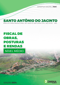 Apostila Fiscal de Obras Santo Antônio Jacinto MG 2024