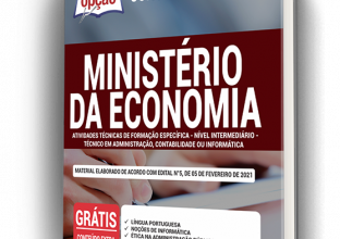 Apostila Ministério da Economia- Atividades Técnicas de Formação Específica – Nível Intermediário – Técnico em Administração, Contabilidade ou Informática