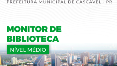 Apostila Monitor de Biblioteca Cascavel PR 2024