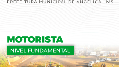 Apostila Motorista Angélica MS 2024