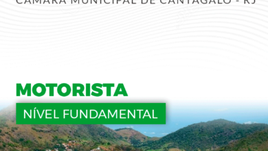 Apostila Motorista Câmara Cantagalo RJ 2024