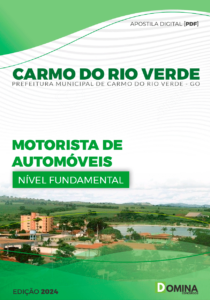 Apostila Motorista Carmo do Rio Verde GO 2024