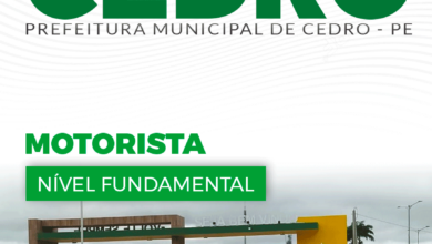 Apostila Motorista Cedro PE 2024