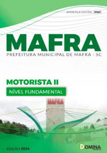 Apostila Motorista Mafra SC 2024