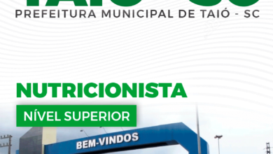 Apostila Nutricionista Taió SC 2024