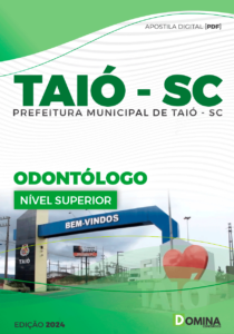 Apostila Odontólogo Taió SC 2024