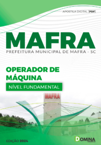 Apostila Operador de Máquina Mafra SC 2024