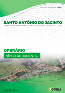 Apostila Operário Santo Antônio do Jacinto MG 2024