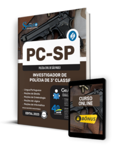 Apostila PC-SP 2024 – Investigador de Polícia de 3ª Classe