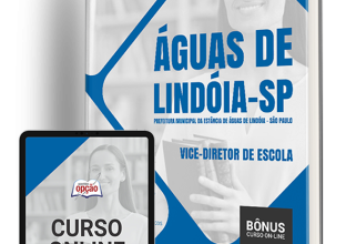 Apostila Prefeitura da Estância de Águas De Lindóia – SP 2024 Vice-Diretor de Escola