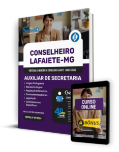 Apostila Prefeitura de Conselheiro Lafaiete – MG 2024 – Auxiliar de Secretaria