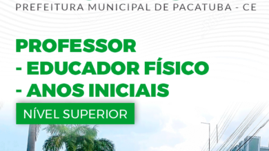 Apostila Professor Educador Físico Anos Iniciais Pacatuba 2024