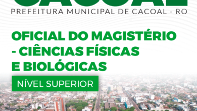 Apostila Professor de Ciências Cacoal RO 2024