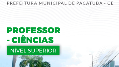 Apostila Professor de Ciências Pacatuba CE 2024