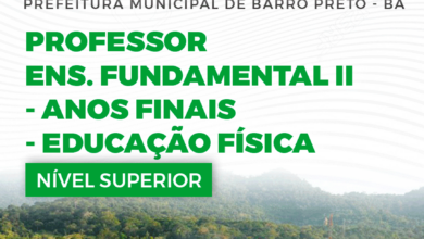 Apostila Professor de Educação Física Barro Preto BA 2024